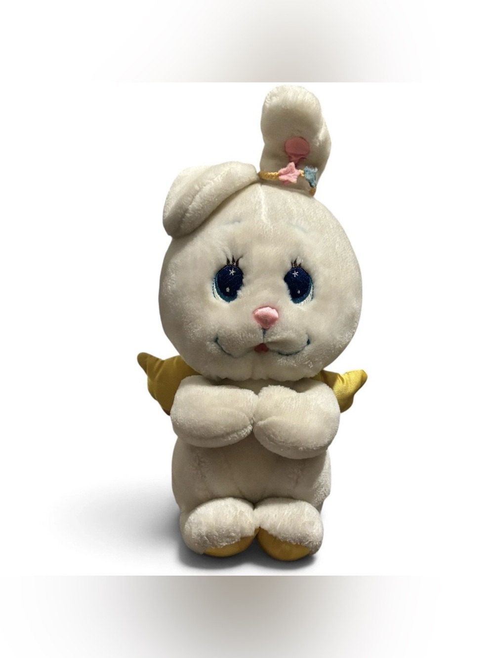 Vintage 1984 Mattel Angel Bunny Stuffed Plush